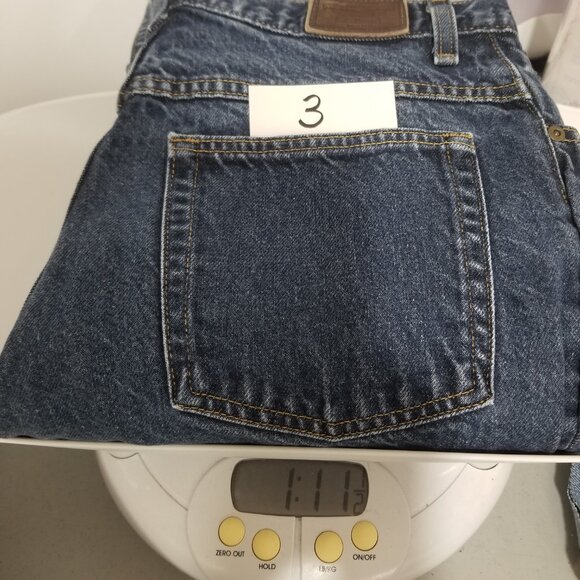 Ladies' L.L. Bean "Double L" Jeans, Relaxed Fit, Size 12 Tall, GUC - VGUC - Picture 12 of 14